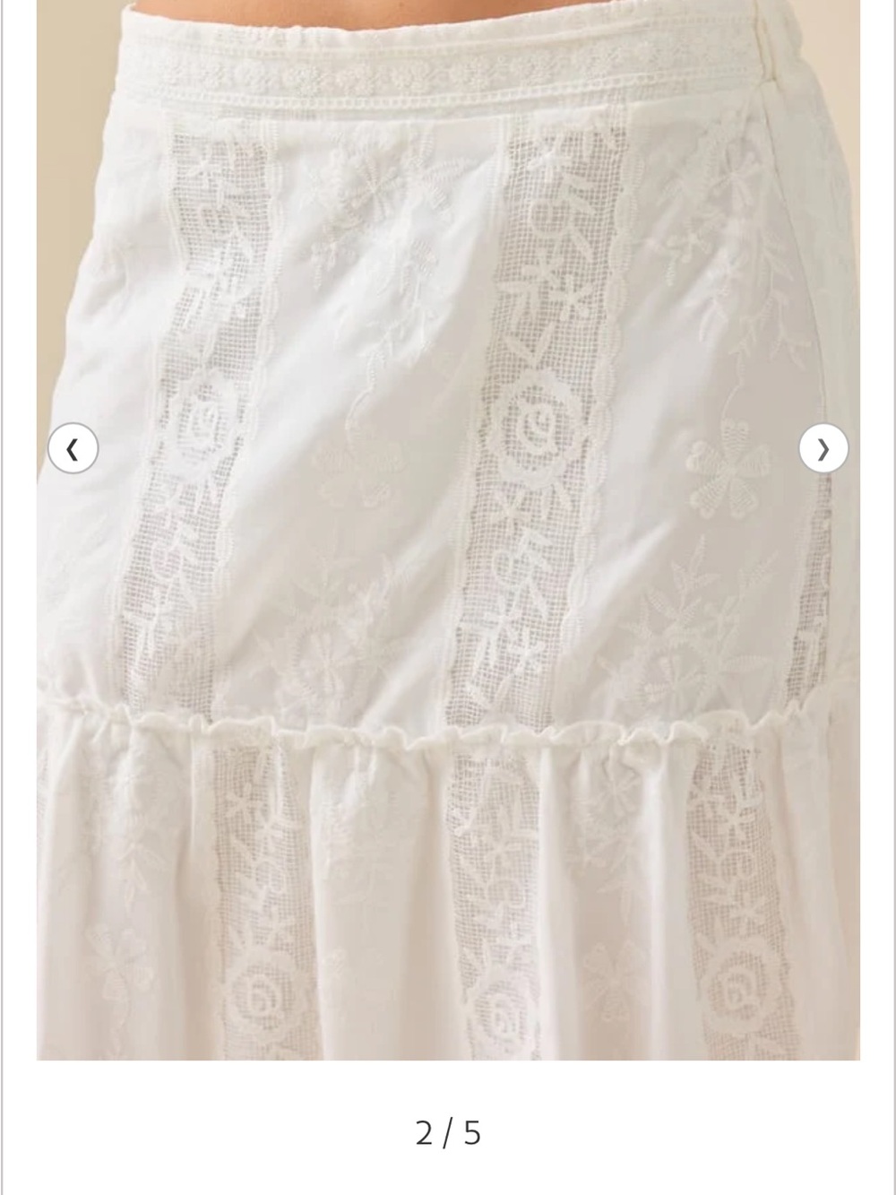 Altar'd State Madison Embroidered Maxi Skirt - Picture 2 of 4